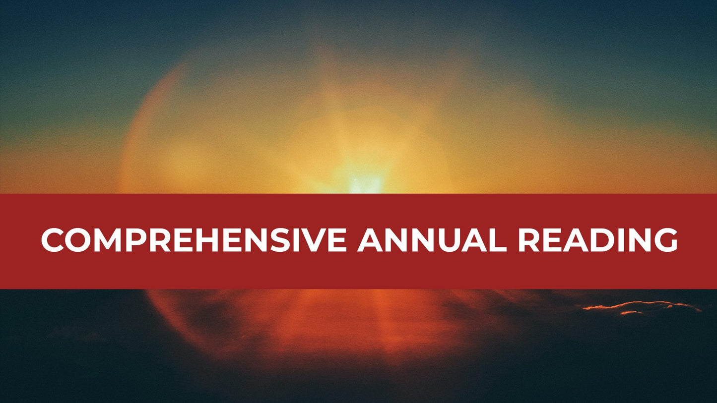 Comprehensive Annual Reading with Mychal A. Bryan